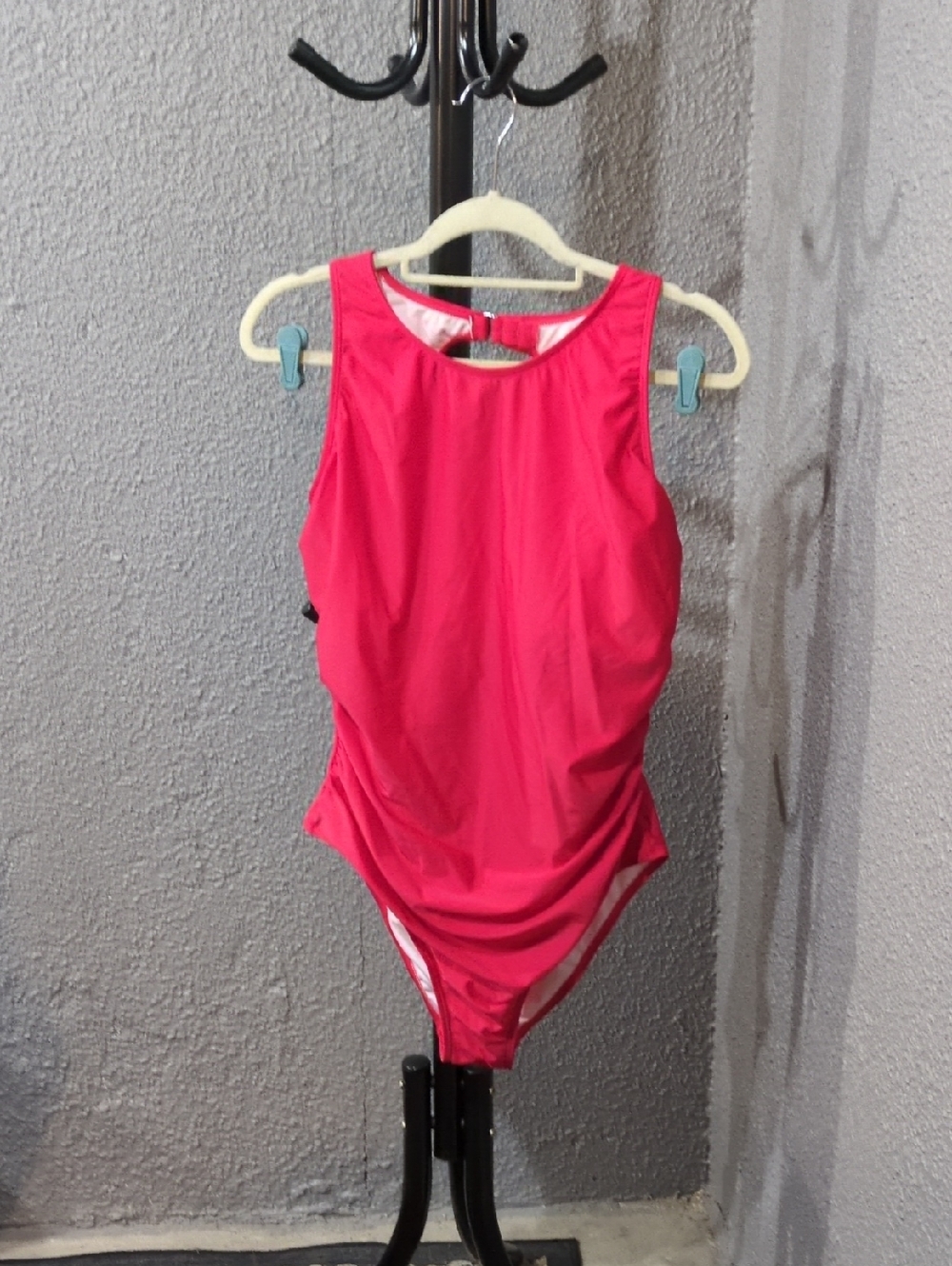 Bright Red One-Piece Swimsuit